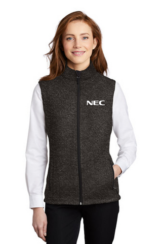 Port Authority ® Ladies Sweater Fleece Vest - NEC