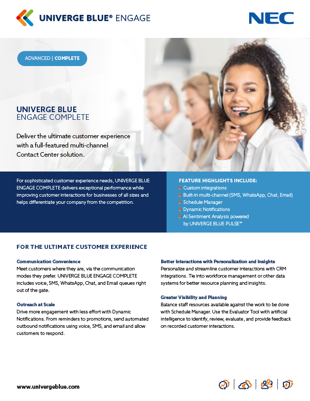 INTERACTIVE VOICE RESPONSE Flyer